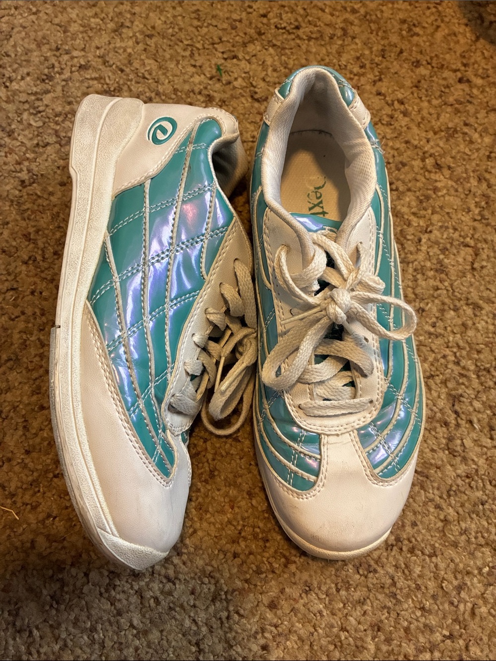 Dexter Blue-Green and White Athletic Sneakers